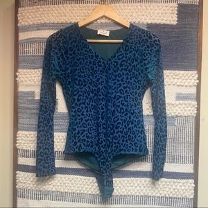 Leopard Thong Bodysuit